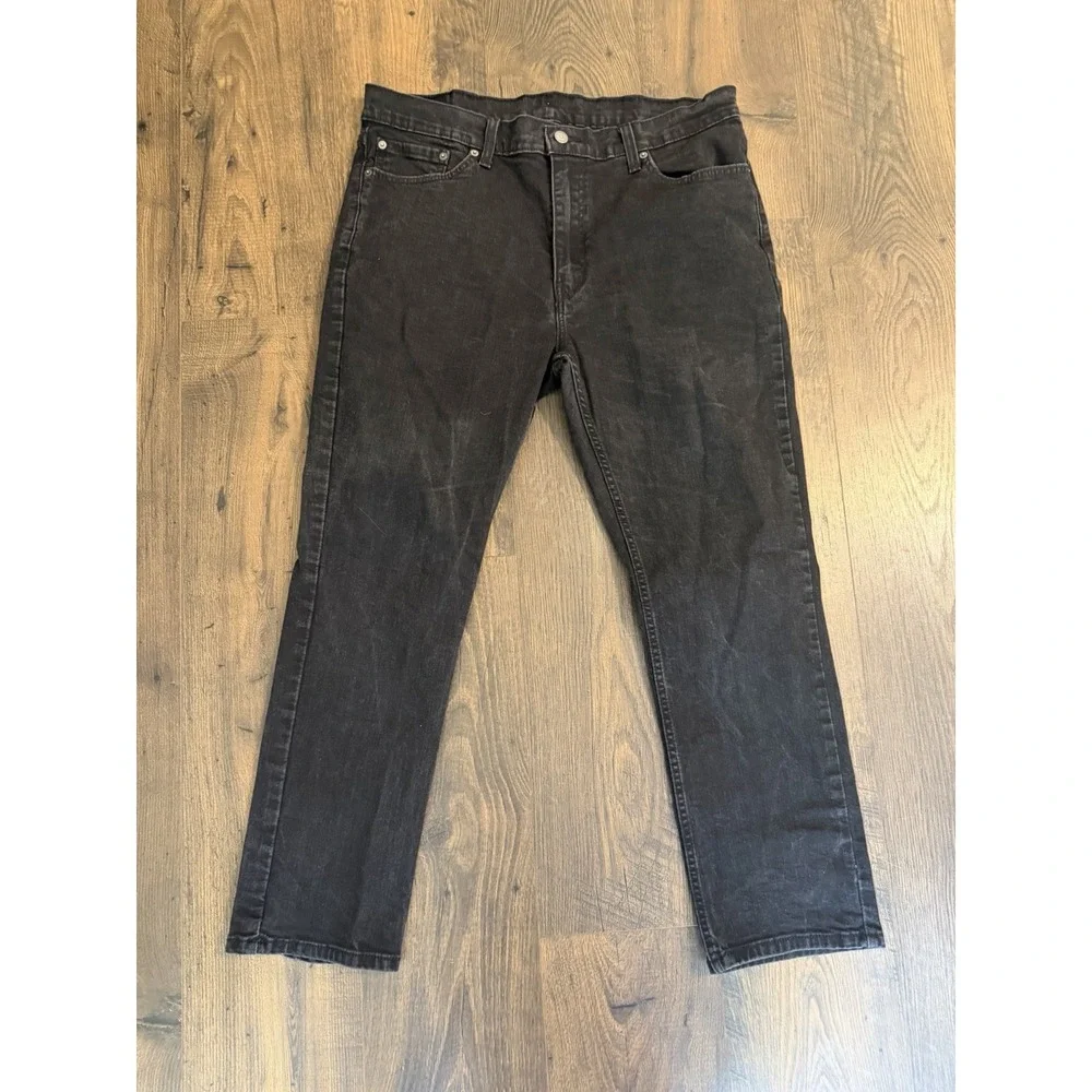 Levi's Men's 511 Slim Flex Fit Black Jeans 38x30